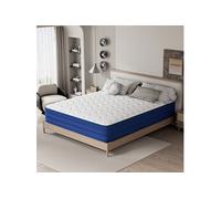 HOMAVO Matelas 140x200 Ressorts Ensachés H3 Ferme, Soutien Ergonomique 7 Zones, Matelas Orthopédique 22 cm, Hypoallergénique, Confort Hôtel
