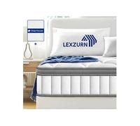 Matelas 140x200cm/9 couches de confort avec noyau à ressorts ensachés niveau de fermeté H3/Matelas 2 place à 7 zones /matelas avec