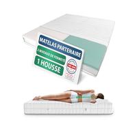 Matelas 140x210 pour 2 personnes - Double fermeté très moelleux & équilibré - Matelas à ressorts ensachés 140 x 210 - 1000 ressorts pour une adaptabilité optimale - Grand matelas pour couples