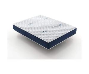Matelas 150x200 real confort - mousse à confort multizone visco soft épaisseur 25 cm - double face été-hiver
