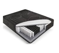 Matelas 160x190 dame nuit soutien ferme évolutif ressorts ensachés deep spring & confort multizone hr - 25cm d'epaisseur