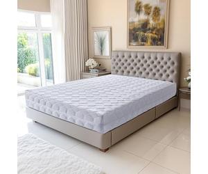 Matelas 160x200 avec Face de Contact Latex Spécial Sommiers Articulés 80 Kg/m3 DEHOUSSABLE - 21 cm - Soutien Souple Natural