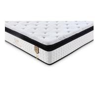 Matelas 160x200 cm BSS BEDDING Paris Cashmere H4 très ferme, ressorts ensachés 32 cm, surmatelas intégré, 7 zones, Oeko-TEX