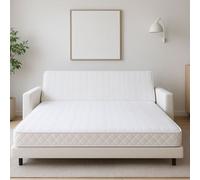 Matelas 160x200 cm Mi-Ferme Pour tous Bz x 16 cm Ressorts Premium + memoire de forme - Dim Assise 60 cm - 5 zones de Confort - Haute Resilience -