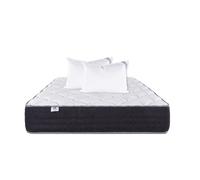 Matelas 160x200 cm,Sérénité,Ressorts Ensachés,Mousse Haute Densité,ergonomique,Soutien très ferme + 2 Oreillers