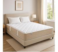 Matelas 160x200 cm, Zen, 20 cm, mousse haute densité, ferme, indépendance du couchage, face été/hiver