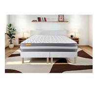 Matelas 160x200 + double sommiers 80x200 Memo Plus Mémoire de forme 3 zones