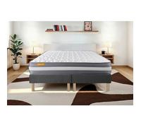 Matelas 160x200 + double sommiers 80x200 Memo Plus Mémoire de forme 3 zones