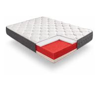 Matelas 160x200 Grand Class, mousse multizone 30 cm, 7 zones, tissu stretch, hypoallergénique, auto-régulation de température