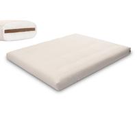 Matelas 160x200 naturel avec coco - Futon Medium Coco - Pascall Ecru