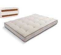 Matelas 160x200 naturel avec latex et 2x coco- Futon Comfort Relax Hard Kedro - Pascall Lin