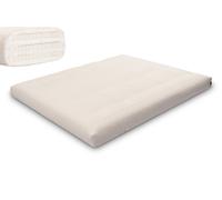 Matelas 160x200 naturel avec latex - Futon Comfort Trio Latex - Pascall Ecru
