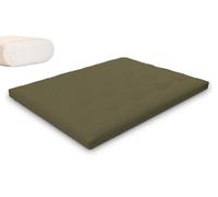 Matelas 160x200 naturel - Futon Slim Natural - Pascall Kaki