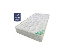 Matelas 160x200 Tissu avec Bambou Naturel Mousse HR 35 Kg/m3 Hauteur 21 Cm - Très Ferme + Oreiller à Mémoire de Forme valeur 89 ? 160 200 Bamboo