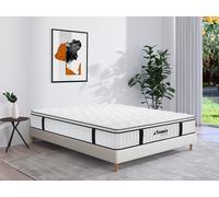 Matelas 180 x 200 cm anti-feu ressorts ensachés et surmatelas intégré ép.28cm - DELICE de YSMÉE HÔTEL
