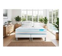 Pack BODYZONE+ 180x200 Ressorts ensaches, visco 5 zones Ultra epaisseur + Couette + 2 oreillers