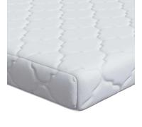 Matelas 180 x 200 cm mousse et couche de coco tissu jacquard | Fermeté moyenne, entretien facile, design moderne, utilisation intérieure, support profilé