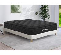 Matelas 180 x 200 cm ressorts ensachés surmatelas intégré ép.28cm - BLACK DREAM de YSMÉE