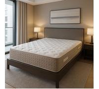 Matelas 180x200 cm, Dreamlux, 27 cm , ressorts ensachés, mousse haute densité, indépendance du couchage, face été/hiver