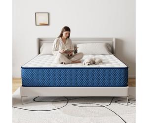 Matelas 180x200 cm - Epaisseur 28 cm - TUNCCO Mousse mémoire de forme -H3 Moyenne Ferme- 7 Zones de Confort - Deux Faces