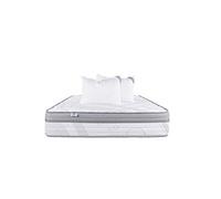 Matelas 180x200 cm, Relaxation, 26cm, Ressorts Ensachés, Mousse Haute Densité, ergonomique, Soutien ferme + 2 Oreillers