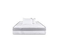 Matelas 180x200 cm, ViscoPlus, 26 cm, mémoire de forme, ferme, face été/hiver + 2 oreillers