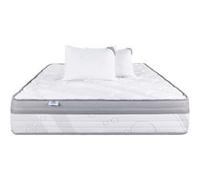 Matelas 180x200 cm, ViscoPlus, 26 cm, mémoire de forme, ferme, face été/hiver + 2 oreillers G