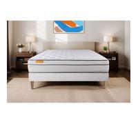 Matelas 180x200 Memo Luxe Ressorts ensachés + mémoire de forme 5 zones de confort MAXI épaisseur