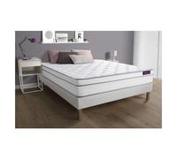 Matelas 180x200 Memo Luxe Ressorts ensachés + mémoire de forme 5 zones de confort MAXI épaisseur
