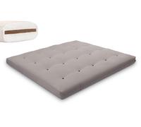 Matelas 180x200 naturel avec coco - Futon Medium Coco - Pascall Gris