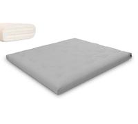 Matelas 180x200 naturel avec latex - Futon Slim Duo Latex - Pascall Gris Clair