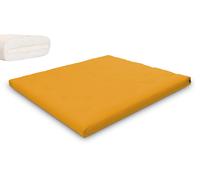 Matelas 180x200 naturel avec latex - Futon Slim Latex - Pascall Jaune