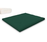 Matelas 180x200 naturel avec latex - Futon Slim Latex - Pascall Vert Bouteille