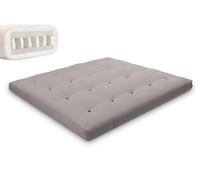 Matelas 180x200 naturel - Futon Hybrid Pocket H3 - Pascall Gris