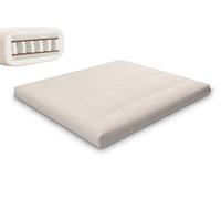 Matelas 180x200 naturel - Futon Hybrid Pocket H4 - Pascall Ecru