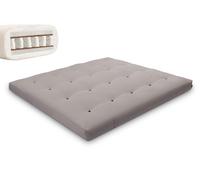 Matelas 180x200 naturel - Futon Hybrid Pocket H4 - Pascall Gris