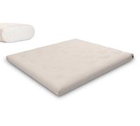 Matelas 180x200 naturel - Futon Slim Natural - Pascall Ecru