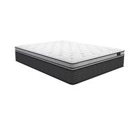 Matelas 200 x 200 cm hybride ressorts ensachés et surmatelas intégré ép.30cm - GAMIANI de YSMÉE