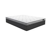 Matelas 200 x 200 cm hybride ressorts ensachés et surmatelas intégré ép.30cm - GAMIANI de YSMÉE