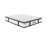 Matelas 200 x 200 cm ressorts ensachés surmatelas intégré ép.28cm - AMERICAN DREAM de YSMEE