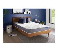 ACTISOM Matelas Ressorts ensachés et mémoire de forme 200x200 cm 5 zones de confort