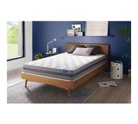 ACTISOM Matelas Ressorts ensachés et mémoire de forme 200x200 cm Maxi épaisseur 5 zones de confort