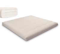 Matelas 200x200 naturel avec latex - Futon Comfort Trio Latex - Pascall Ecru