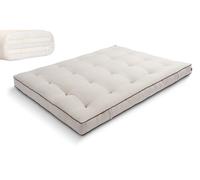 Matelas 200x200 naturel avec latex - Futon Medium Duo Latex - Pascall Kedro Lin