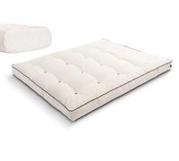 Matelas 200x200 naturel - Futon Medium Natural Kedro - Pascall Ecru