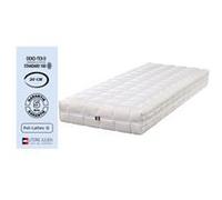 Matelas 200x200 x 20 cm Souple - Déhoussable Housse Lavable - Noyau Poli Lattex HR Dernière Génération - antibactérien - anti-acariens G
