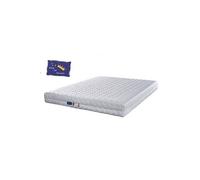 Matelas 20cm 100x200 Souple pour Sommier Articulé - Indéformable - Déhoussable + Protège Matelas + Oreiller Mémoire OFFERTS 100 200 King of Dreams