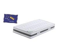 Matelas 21 Cm 120x190 Mémoire de Forme Très Ferme Indéformablee + Protège Matelas + Oreiller Mémoire de Forme OFFERTS 120 190 Nuits d'Or G