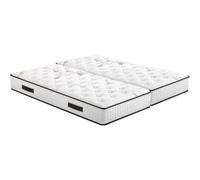 Matelas 2x90x200 Myriade - Mousse - Hauteur 21 cm - 5 zones - Soutien medium