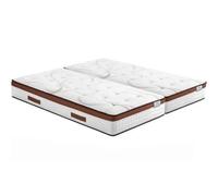 Matelas 2x90x200 Recif - Ressorts - Hauteur 30 cm - Soutien ferme et progressif